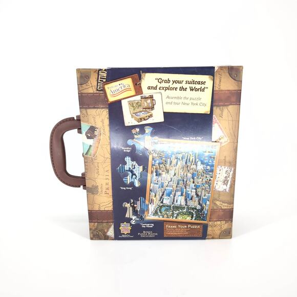 Explore America New York City 1000 Piece Puzzle by Eric Dowdle Suitcase Box NEW - Picture 4 of 10